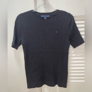 1985 Co Mini Cable Crew Neck SS Sweater